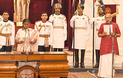 New Delhi: C. P. Radhakrishnan sworn in as Vice President of India
